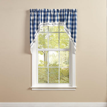 Wicklow Home Swags - China Blue 72x36 Park Designs - The Fox Decor